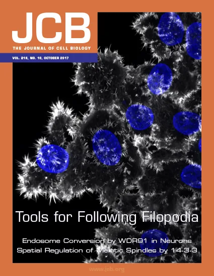 Journal of Cell Biology, October 2017