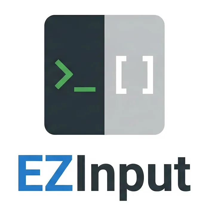 EZInput: A Cross-Environment Python Library for Easy UI Generation in Scientific Computing