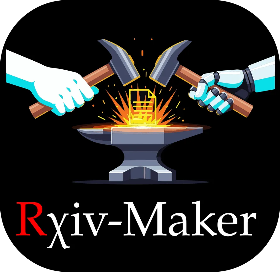 Rxiv-Maker logo